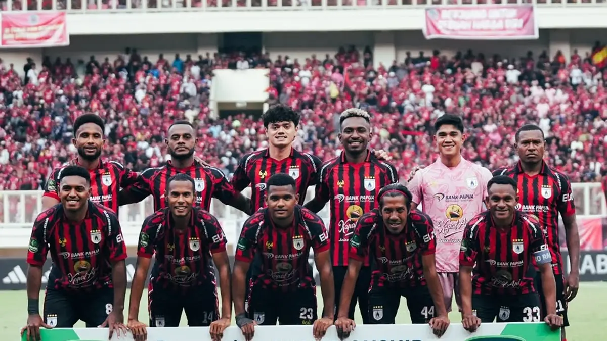 Persipura Jayapura gagal promosi ke Super League usai kalah 0-1 dari Adhyaksa FC di Stadion Lukas Enembe. (IG persipurapapua1963)