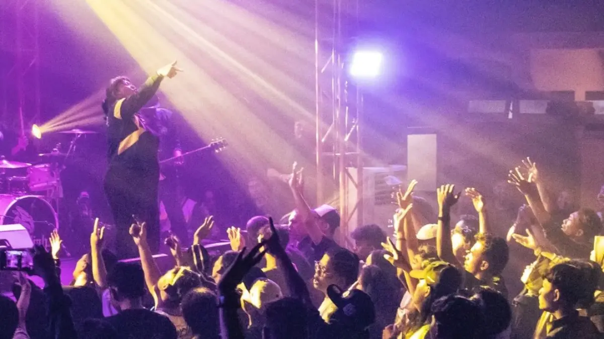 Potret Souljah ketika konser (Instagram @souljahmusik)