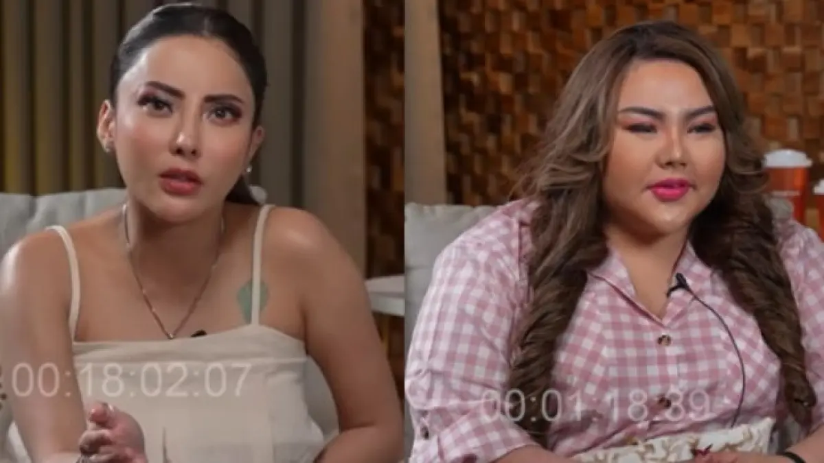 Ayu Aulia dan Lisa Mariana.