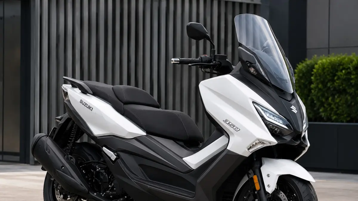 Gambar render dari Suzuki Burgman 350. (Greatbiker)
