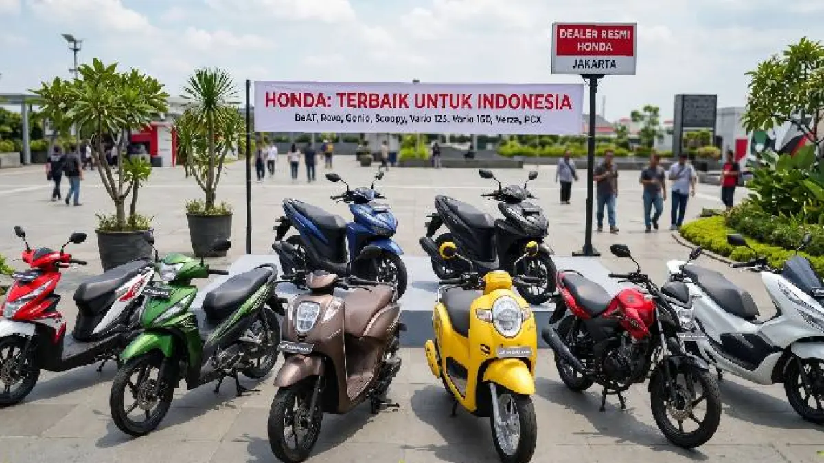 Motor honda paling irit. (Gemini AI)