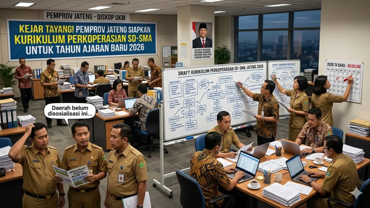 Pemprov Jateng kejar tayang siapkan Kurikulum Perkoperasian dari SD-SMA untuk tahun ajaran baru 2026. (ILUSTRASI)