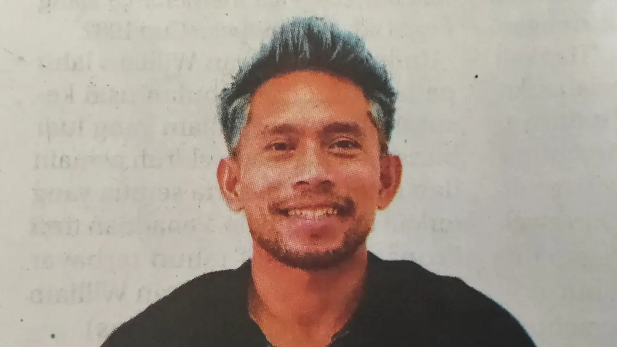 Andik Vermansah, tampil nyentrik dengan rambut silver. (Dok Jawa Pos)