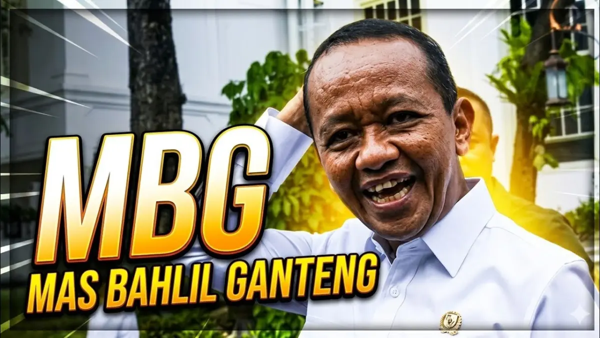 Lgu MBG Mas Bahlil Ganteng Viral. (YouTube)