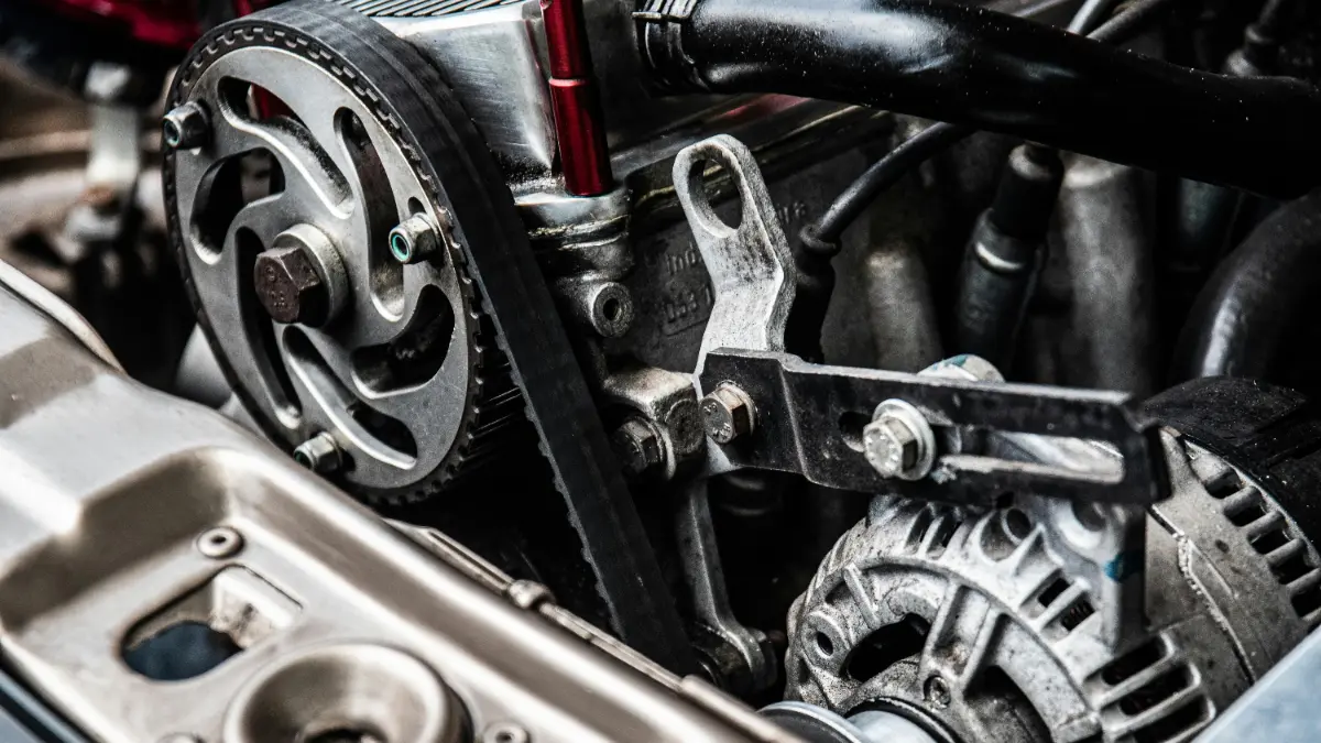 Ilustrasi v-belt pada motor matic. (Pexels)