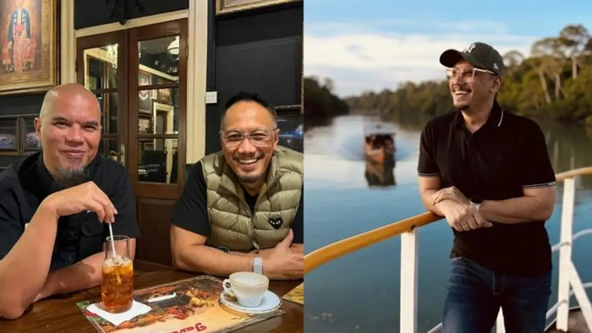 Ahmad Dhani dan Ipang Wahid. (Instagram @ipangwahid)