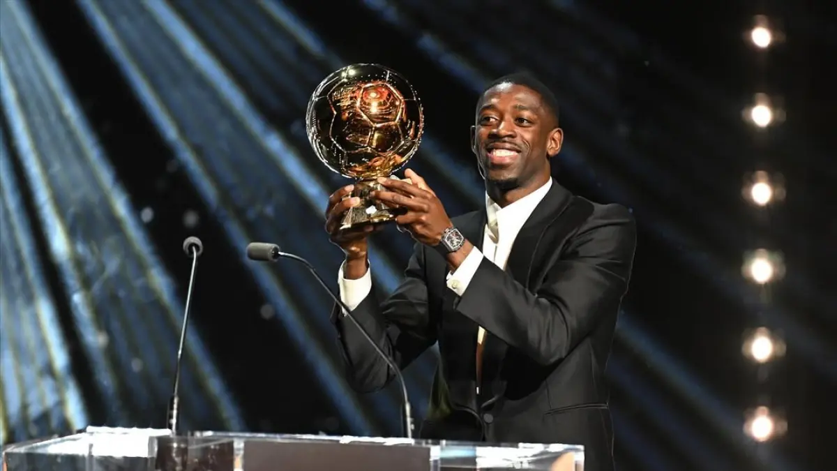 Ousmane Dembele dinobatkan sebagai Pemain Terbaik Ligue 1 2025/2026. (Instagram o.dembele7)