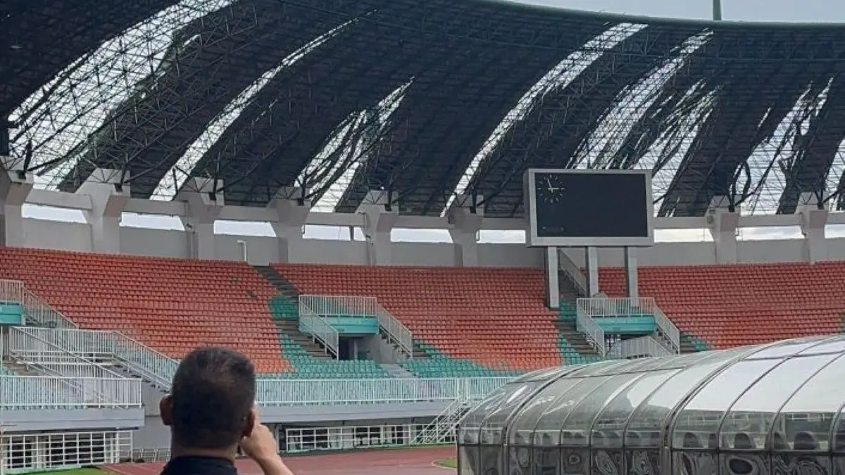 Stadion Pakansari baka digunakan timnas Indonesia di ajang Piala AFF 2026. (ANTARA)