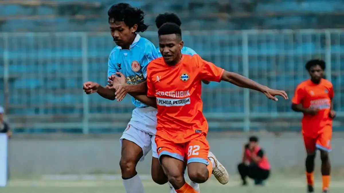 Pertandingan Persigubin vs Persiharjo Sukoharjo di Stadion Gelora Brantas, Kota Batu, Minggu (31/5/2026). (INSTAGRAM PERSIGUBIN)

