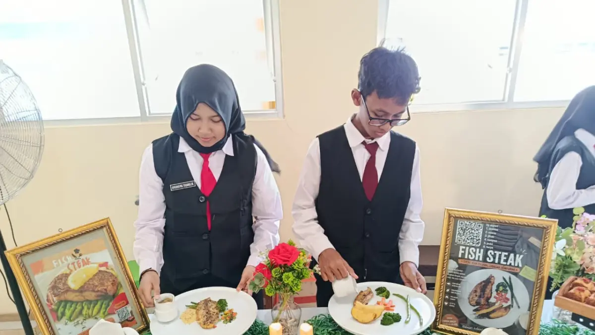 SMKN 7 Solo menggelar Gelar Karya ke-5 sebagai bagian dari Penilaian Sumatif Akhir Tahun. (ALFRIDA NURCHOLISAH/SOLOBALAPAN.COM)