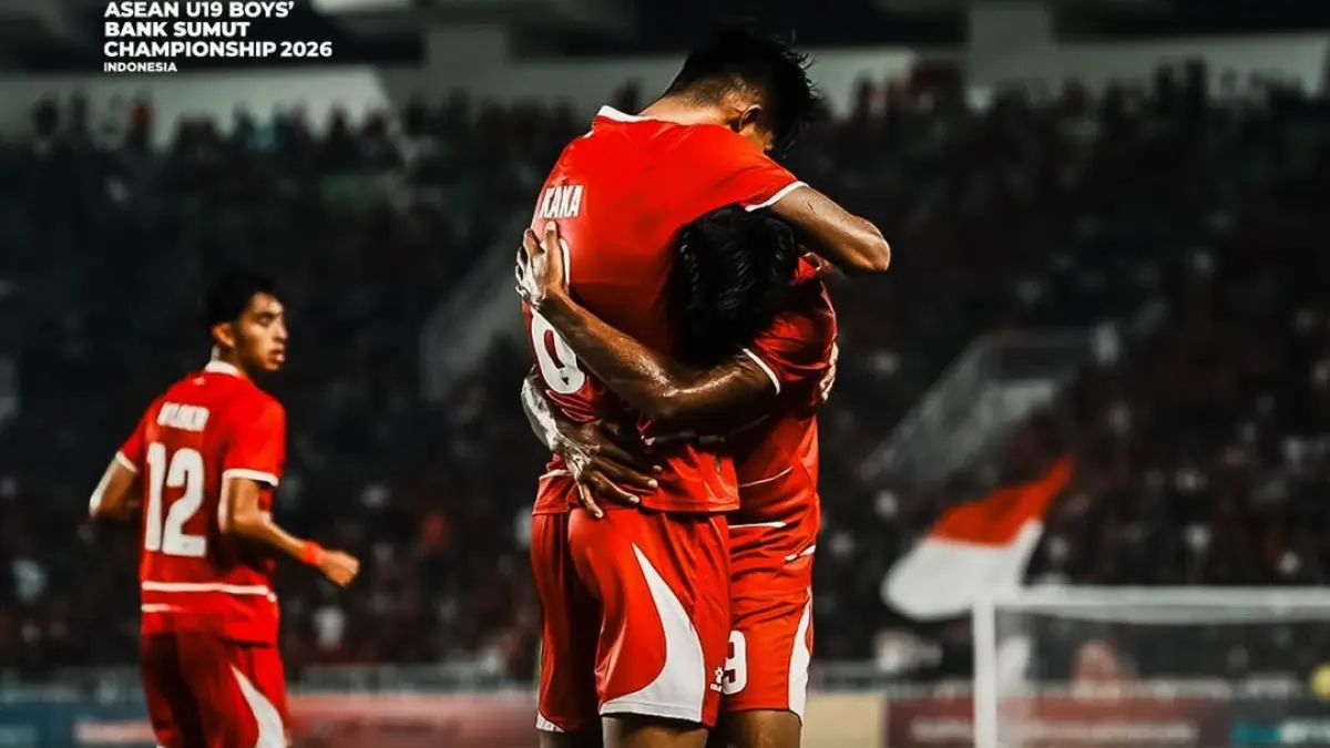 Timnas Indonesia U-19 menang 3-0 atas Myanmar pada laga perdana ASEAN U-19 Championship 2026. (Dok. @timnasindonesia)