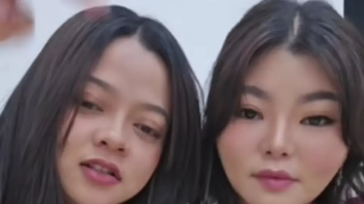 Manda dan Wendy Lo. (TikTok/@maya_5121m)