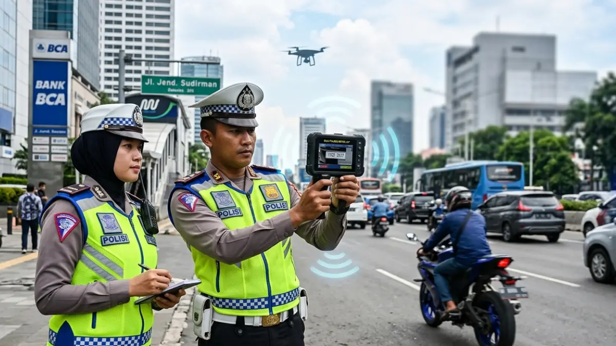Ilustrasi Operasi Patuh 2026. (AI Generated)