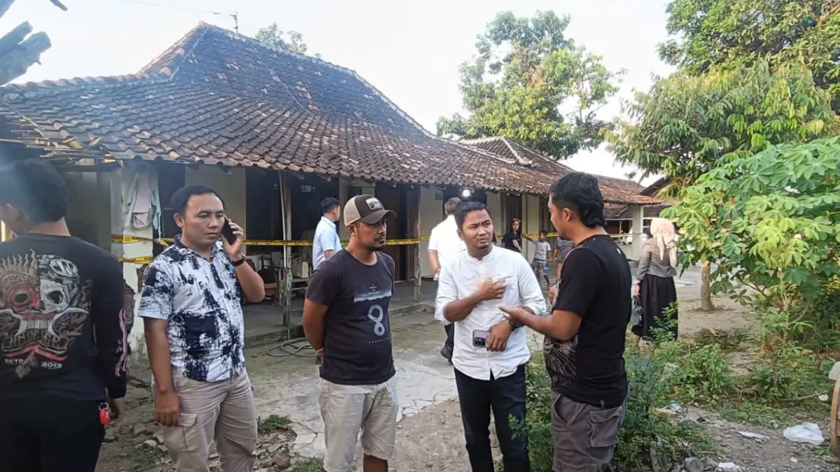 Kondisi rumah korban usai dilakukan olah TKP. (ISTIMEWA)
