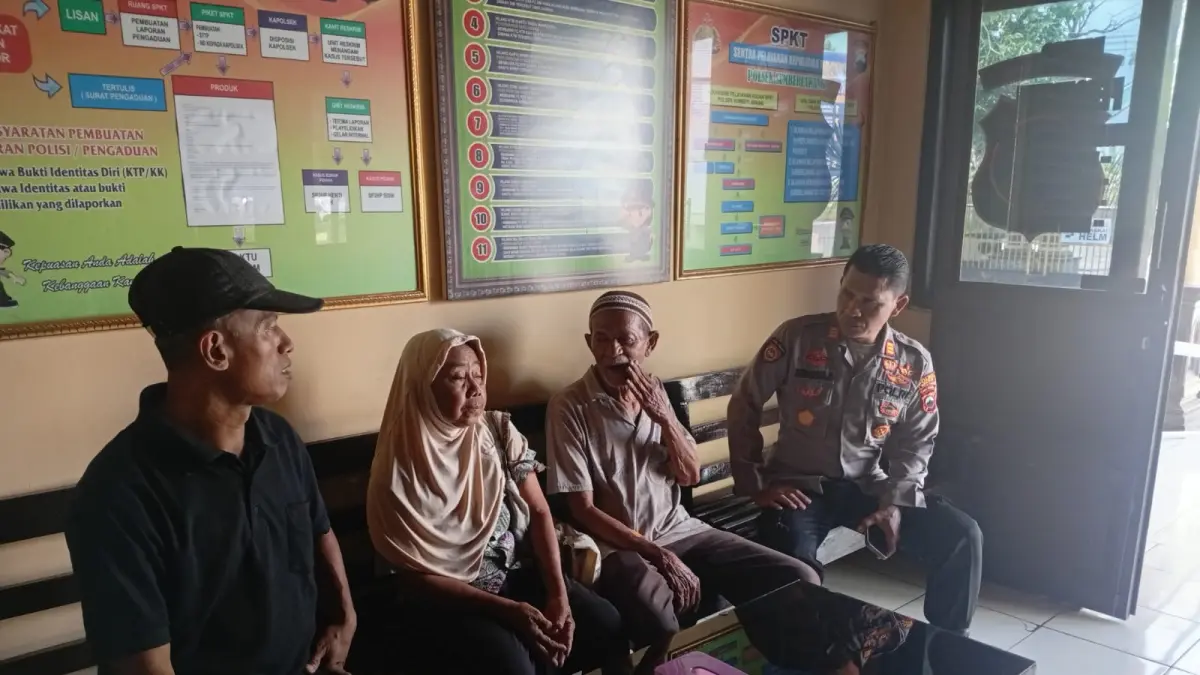 Kasus dompet hilang yang viral di media sosial Sragen akhirnya dimediasi Polsek Sumberlawang. (Ahmad Khairudin/solobalapan.comn