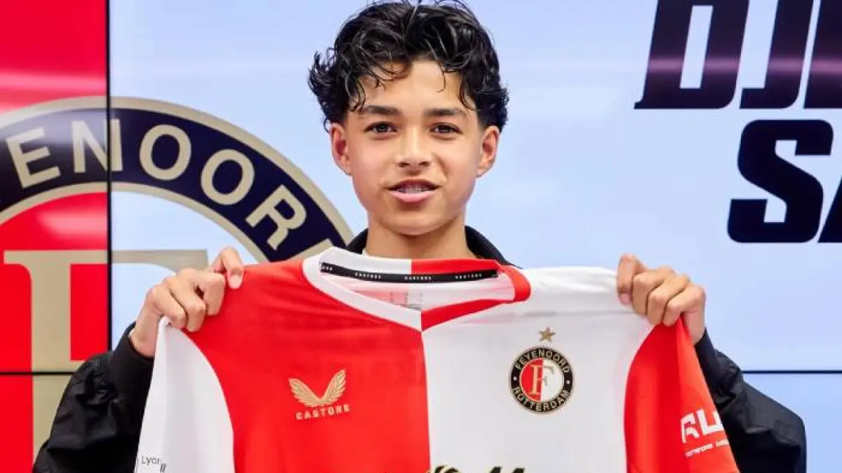 Djenoah Saebu Resmi Dikontrak Feyenoord hingga 2029.