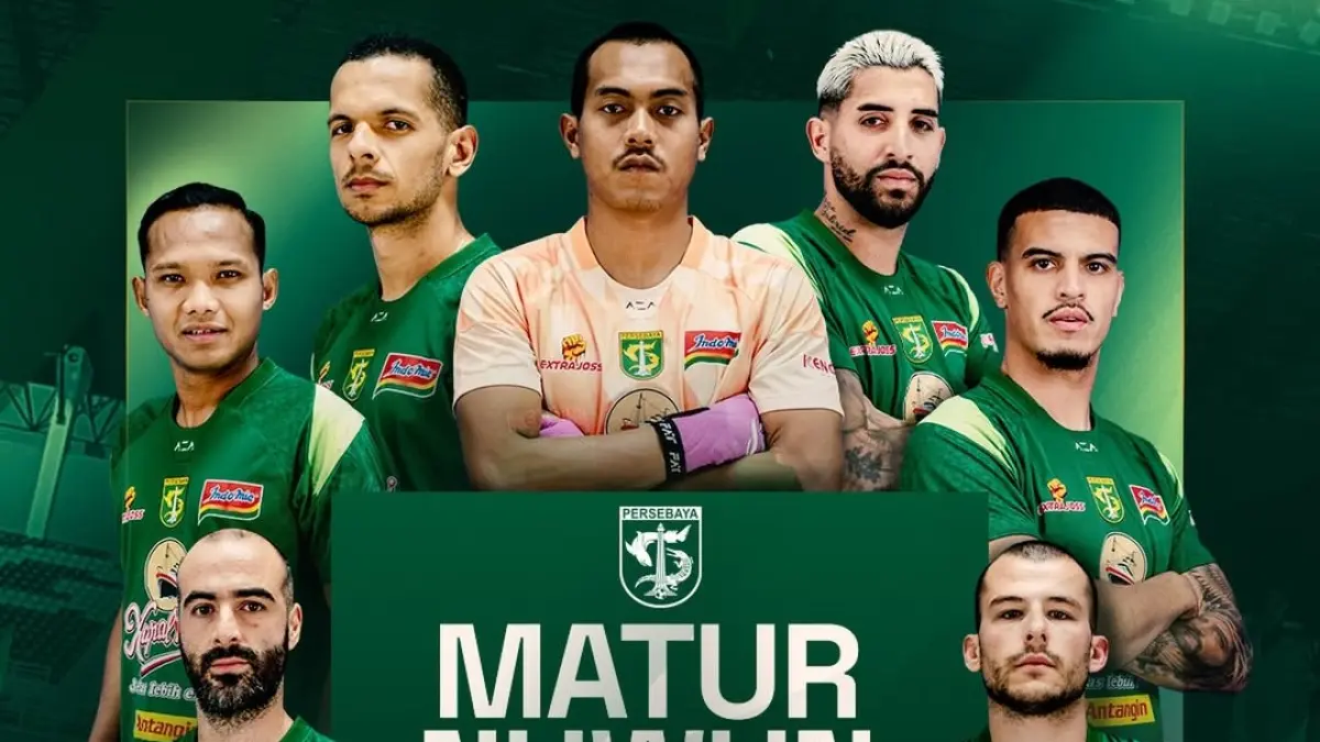 Jelang musim baru superleague 2026-2027 Persebaya Surabaya cuci gudang lepas 10 pemainnya. (Dok persebaya)