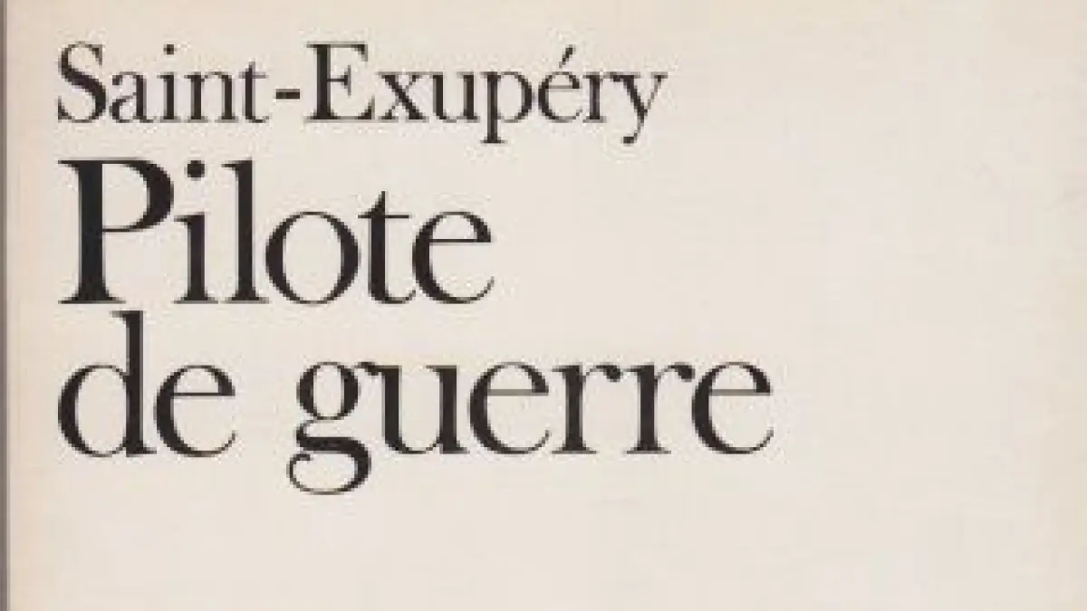 Cover buku Pilote de Guerre karya Antoine de Saint-Exupéry. Source: Pinterest 