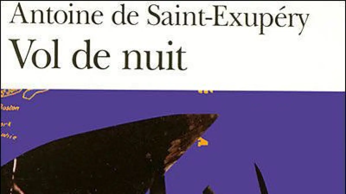 Cover novel Vol de Nuit karya Antoine de Saint-Exupéry. Source: Pinterest 