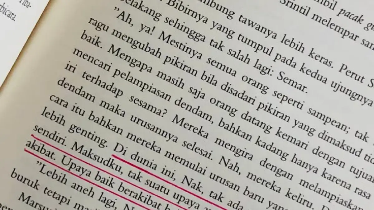 Kutipan Kata di Buku Ronggeng Dukuh Paruk (pinterest)