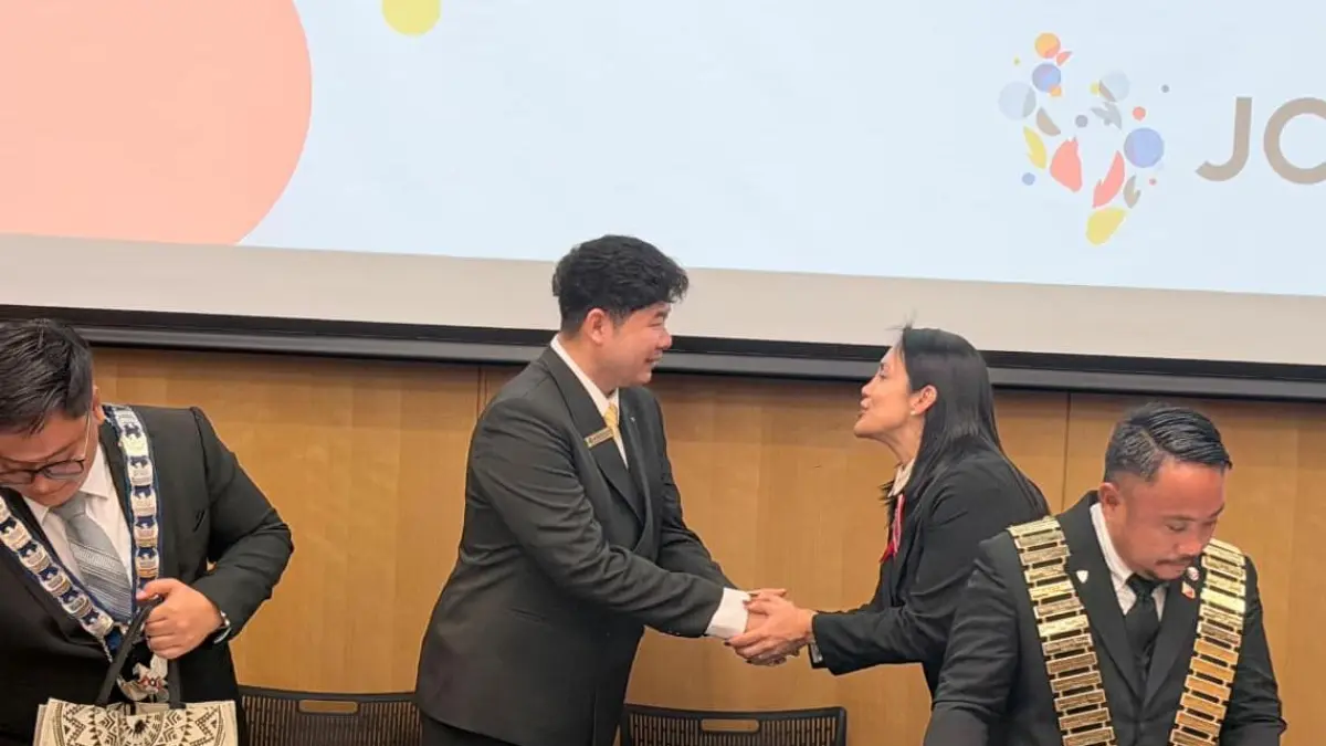 JCI Solo resmi menandatangani Twinning Chapter Agreement dengan JCI Surigao Filipina di Asia Pacific Conference 2026 Jepang. (IST)