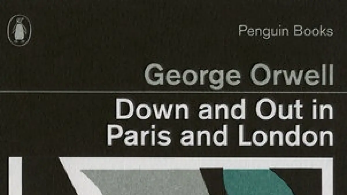 Cover buku Down and Out in Paris and London karya George Orwell. Source: Pinterest 