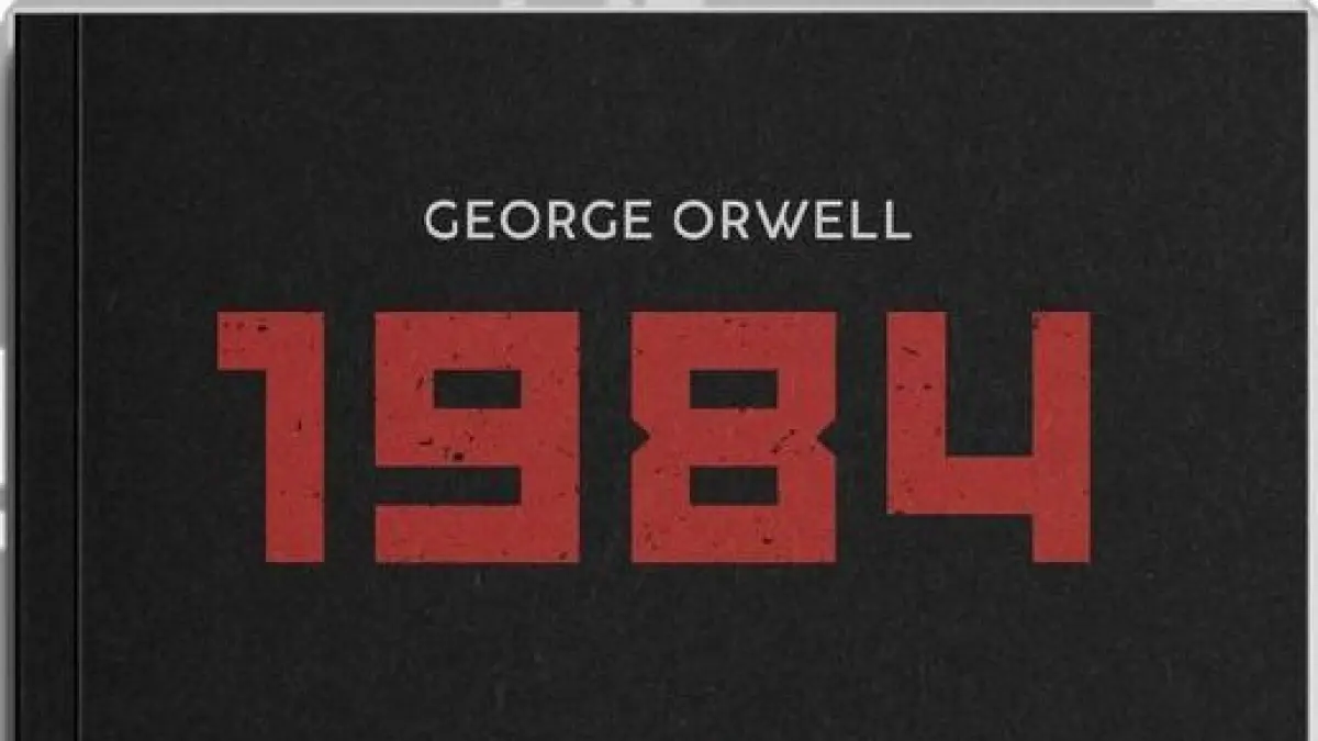 Cover novel 1984 karya George Orwell. Source: Pinterest 