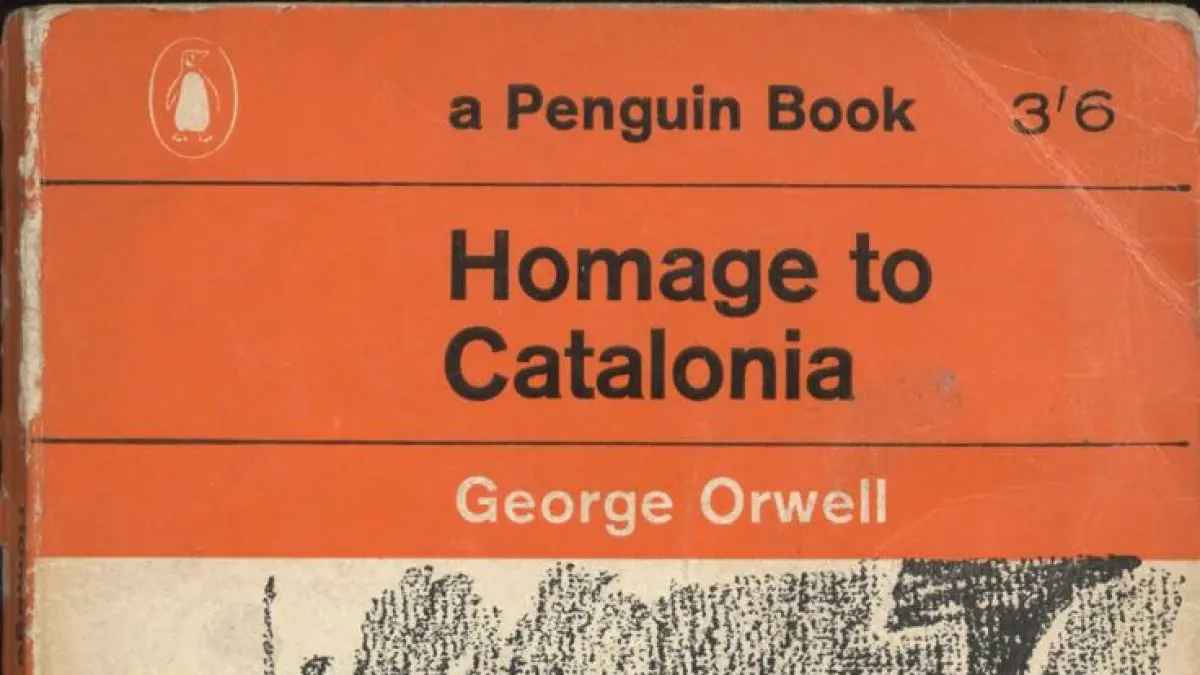 Cover buku Homage to Catalonia karya George Orwell. Source: Pinterest 