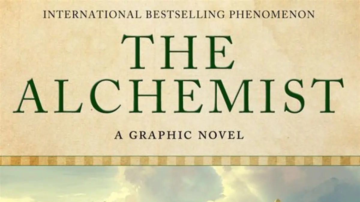 Cover buku The Alchemist karya Paulo Coelho. Source: Pinterest 