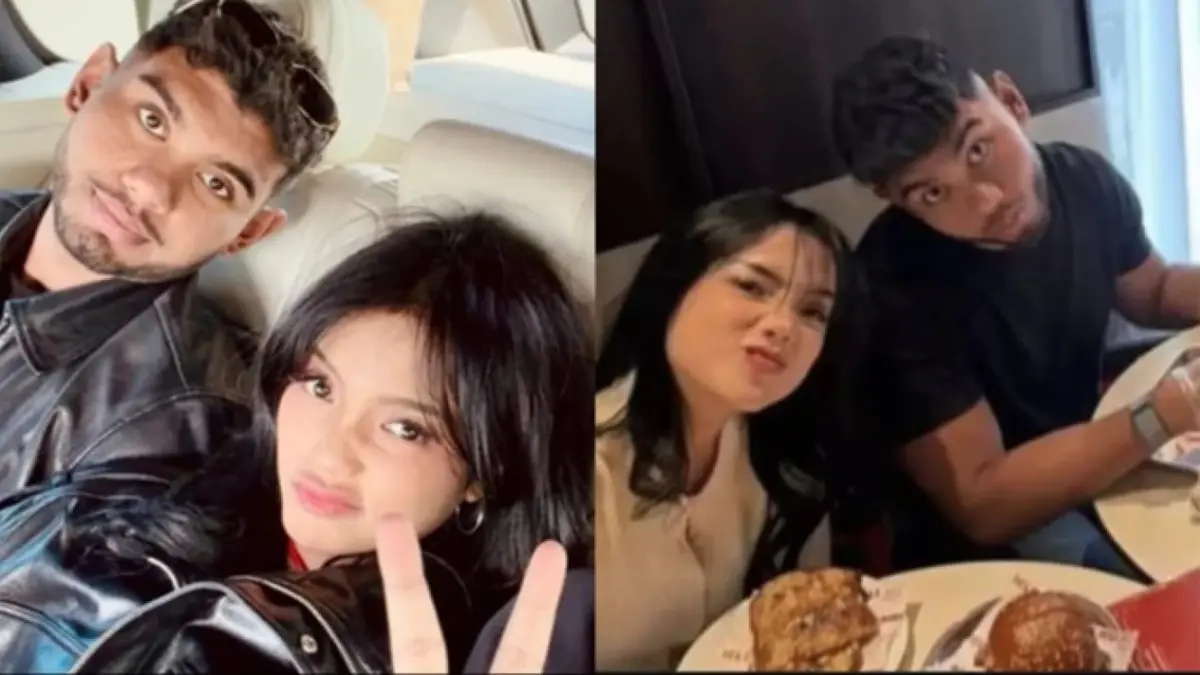 Momen kedekatan Fuji dan Rakin Khan. (Instagram @fuji_an)