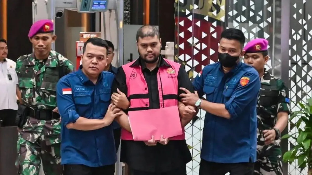 Glory Harimas Sihombing susul Dadan Hindayana jadi tersangka baru di kasus korupsi tata kelola Makan Bergizi Gratis (MBG). (Antara Foto/Fakhri Hermansyah)