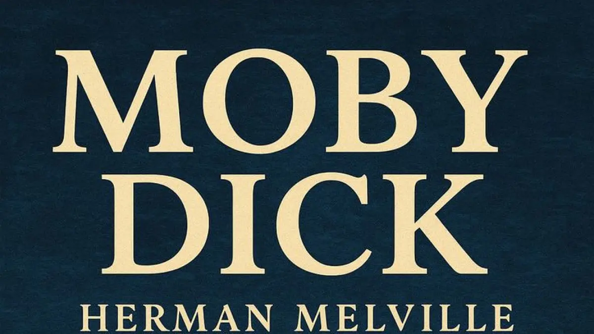 Cover buku Moby-Dick karya Herman Melville. Source: Pinterest 