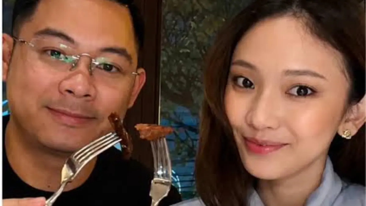 Julia Prastini alias Jule dengan Syahran Dezencly. (TikTok)