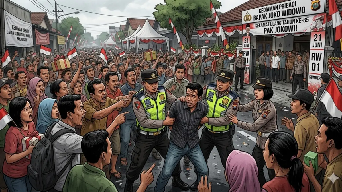 Ilustrasi Copet tertangkap di perayaan ulang tahun ke-65 Jokowi di Sumber Solo