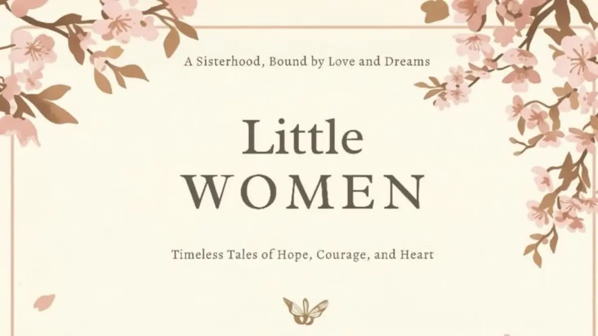 Buku Little Women karya louisa May Alcott. Source: Pinterest