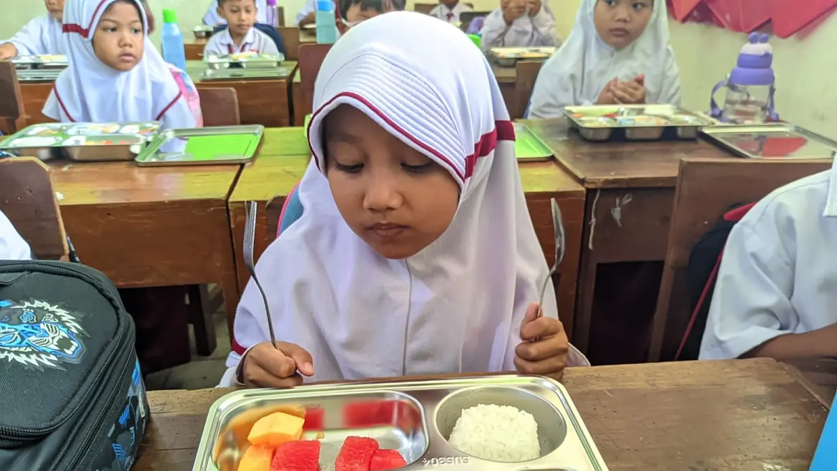 Salah satu pelaksanaan MBG di Wonogiri. (Dok. RASO)