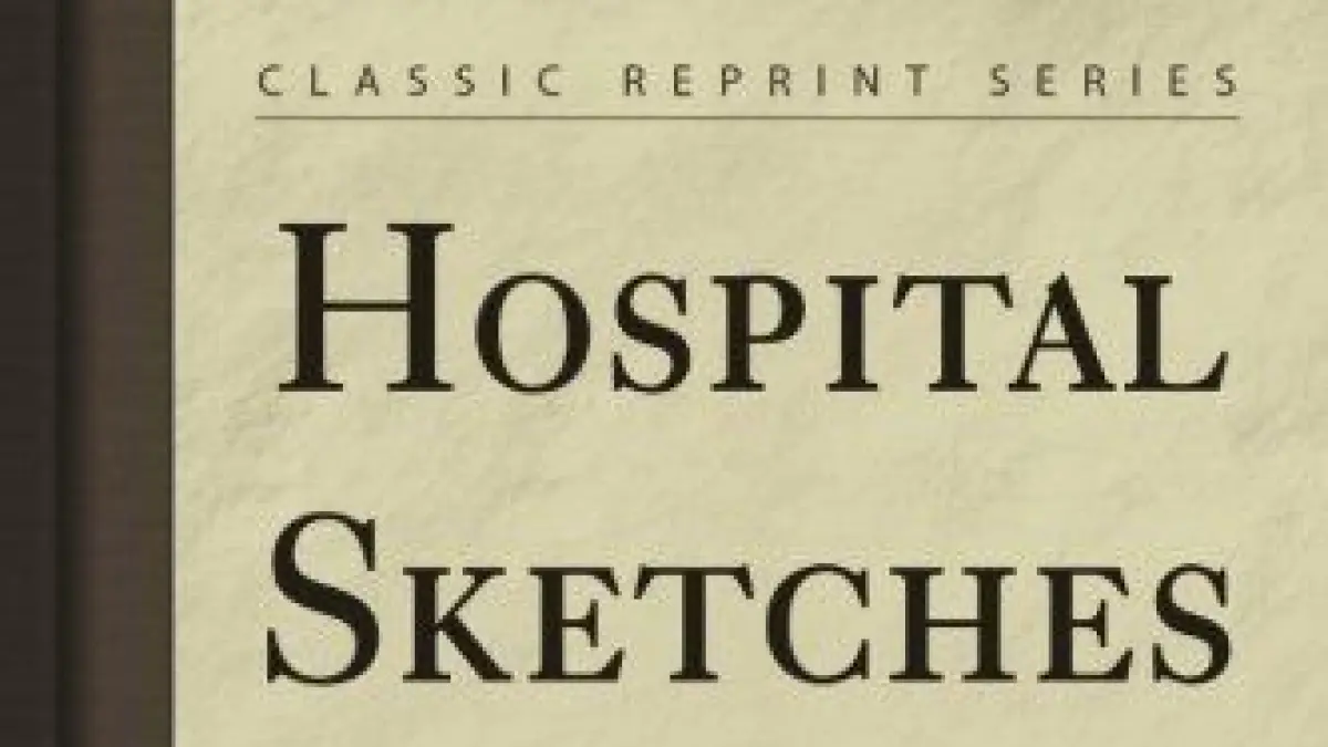 Cover buku Hospital Sketches karya Louisa May Alcott. Source: Pinterest 