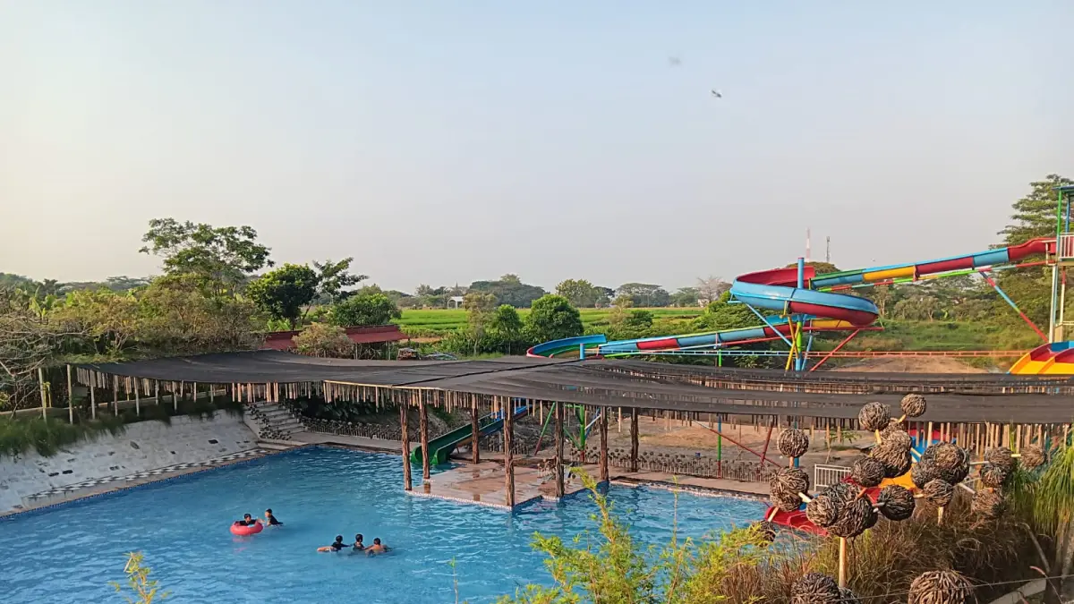 Destinasi wisata air Soko Alas di Desa Ponggok, Kecamatan Polanharjo, Klaten. (Angga Purenda/solobalapan.com)