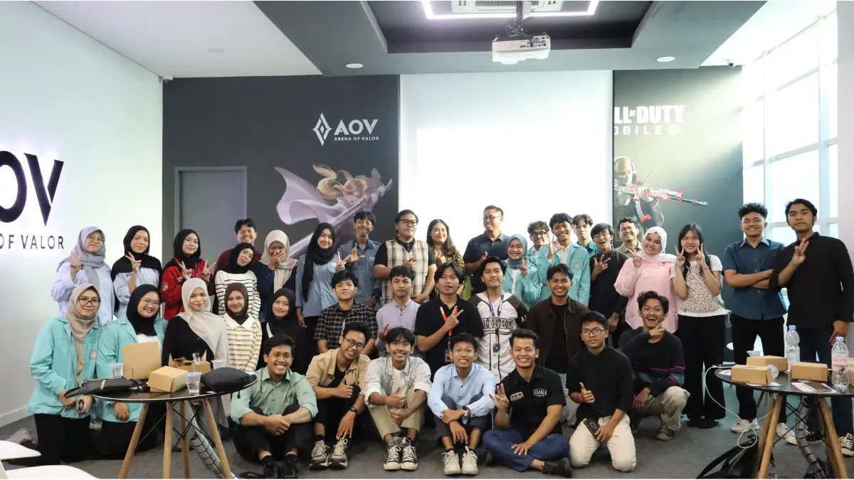 Hibah JarPak MBKM UNS 2026 Team Biru Sata menginisiasi agenda sosialisasi dan workshop&nbsp;MyCVScan di Offline Garena, Solo Techno Park, Minggu (28/6/2026). (REZA/SOLOBALAPAN)
