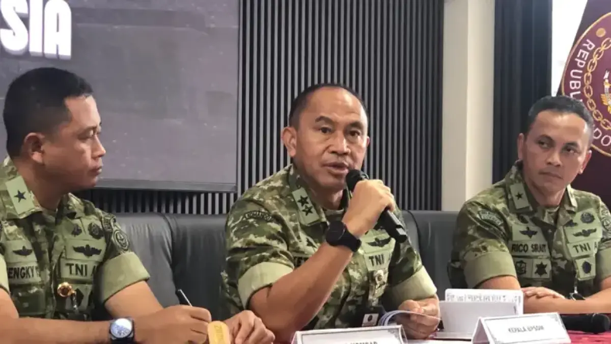 Kemhan menyampaikan penjelasan terkait sejumlah peserta Latsarmil yang meninggal dunia sepekan belakangan. Total sudah 5 peserta kehilangan nyawa. (Sahrul Yunizar/JawaPos.com)