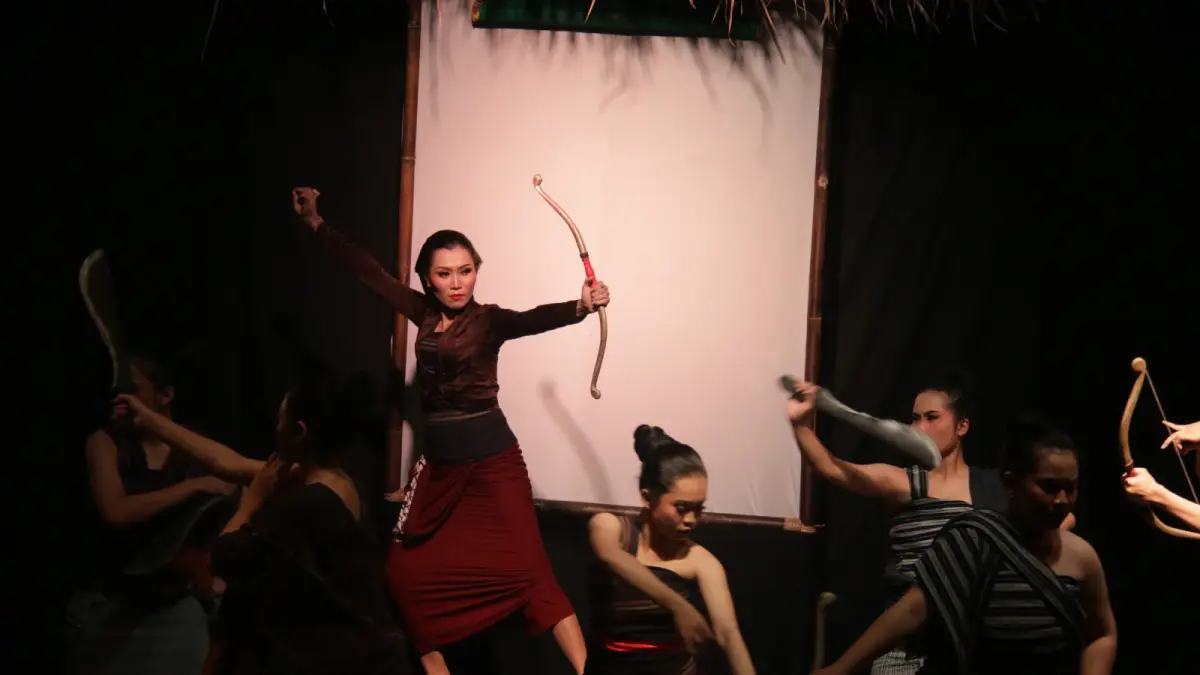Pementasan kethoprak Putri 