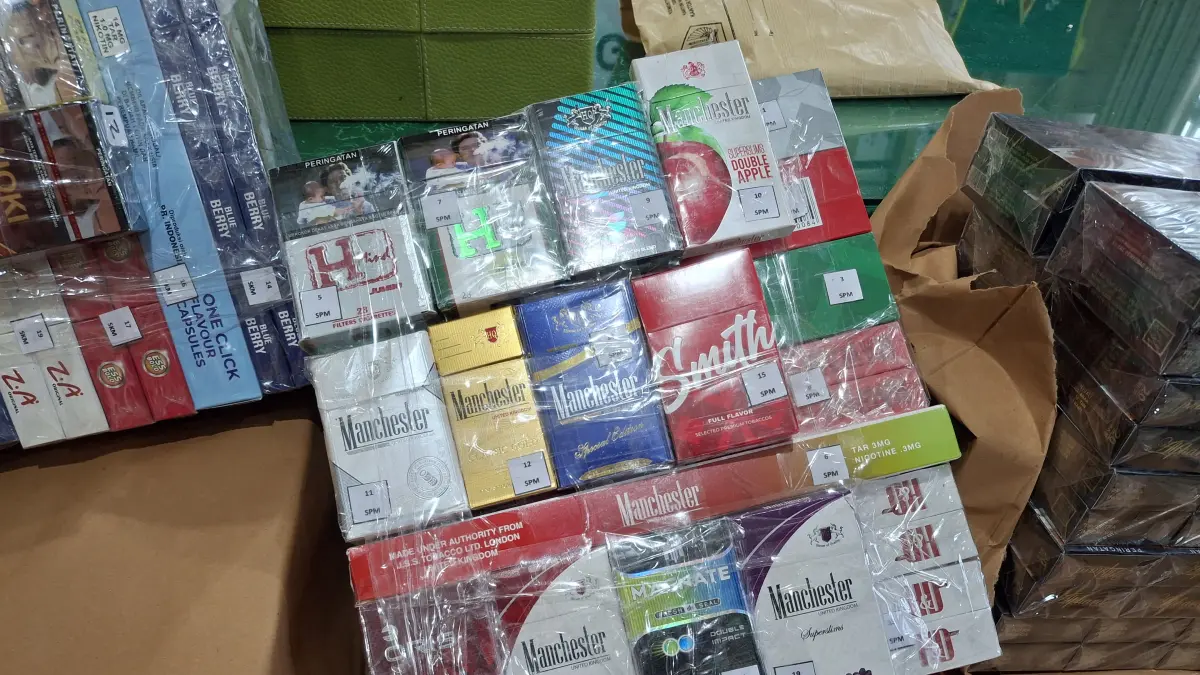 Kejaksaan Negeri (Kejari) Wonogiri tengah berkoordinasi untuk memusnahkan 1,6 juta batang rokok ilegal milik terpidana FFR. (Iwan Adi Luhung/solobalapan.com)