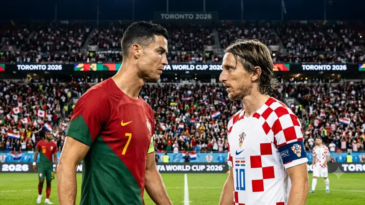 Duel dua legenda, Cristiano Ronaldo dan Luka Modric, dalam lanjutan Piala Dunia antara Portugal Vs Kroasia, kick-off pukul 06.00 WIB, di Boston Stadium, Jum
