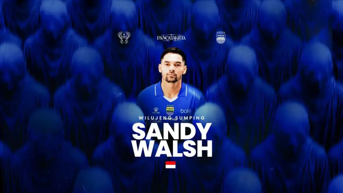 Sandy Walsh resmi gabung Persib Bandung.