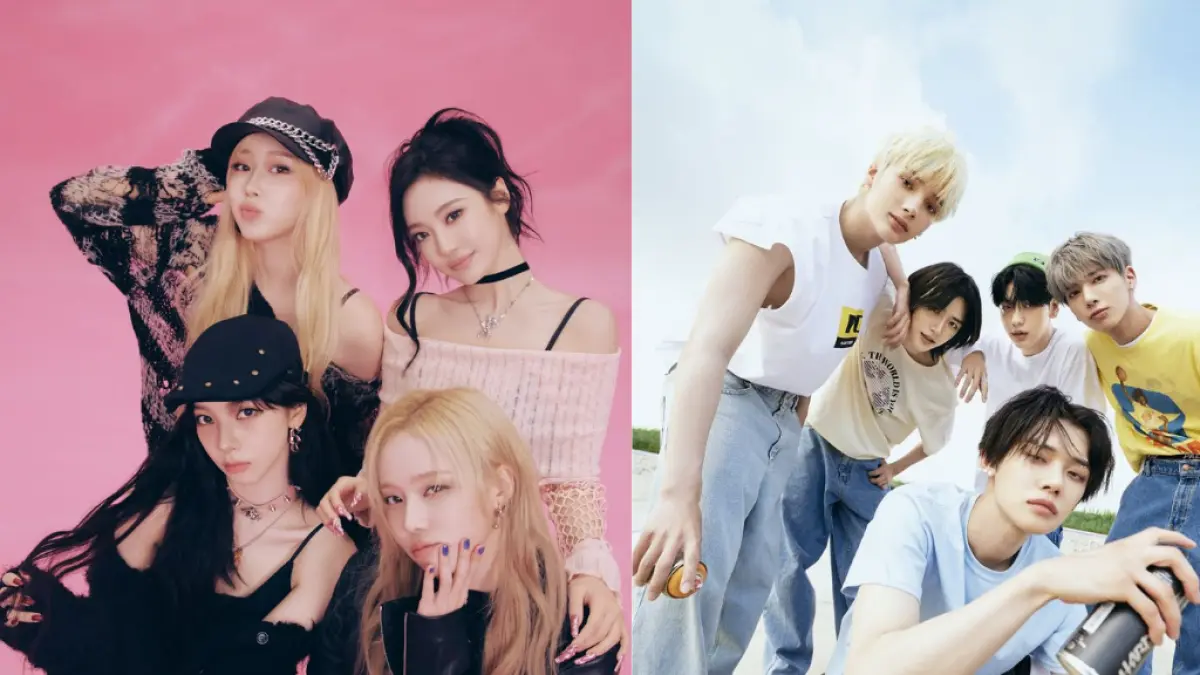 Uniknya konsep Boy Group dan Girl Group Korea Selatan yang saling terhubung satu album dengan album lainnya (pinterest)