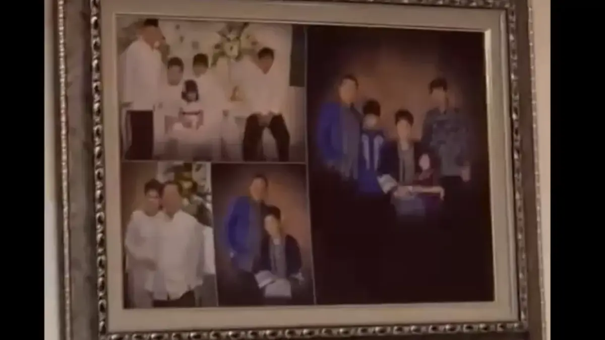 Foto diduga keluarga Jampidus Febrie Adriansyah viral di video penggeledahan yang viral di media sosial. (X @PartaiSocmed)