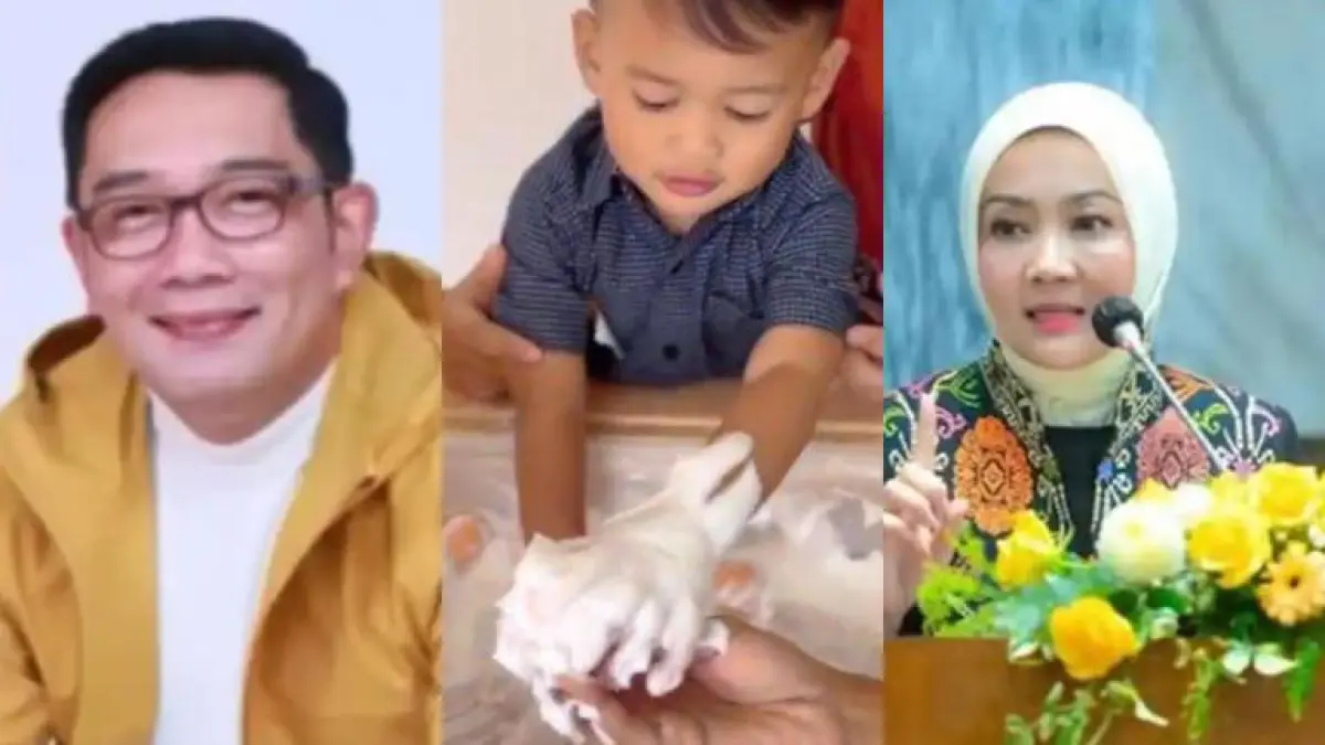 Ridwan Kamil sibuk mengurus Arkana putra angkatnya yang kini hak asuh jatuh di tangannya. (Instagram/@ridwankamil)