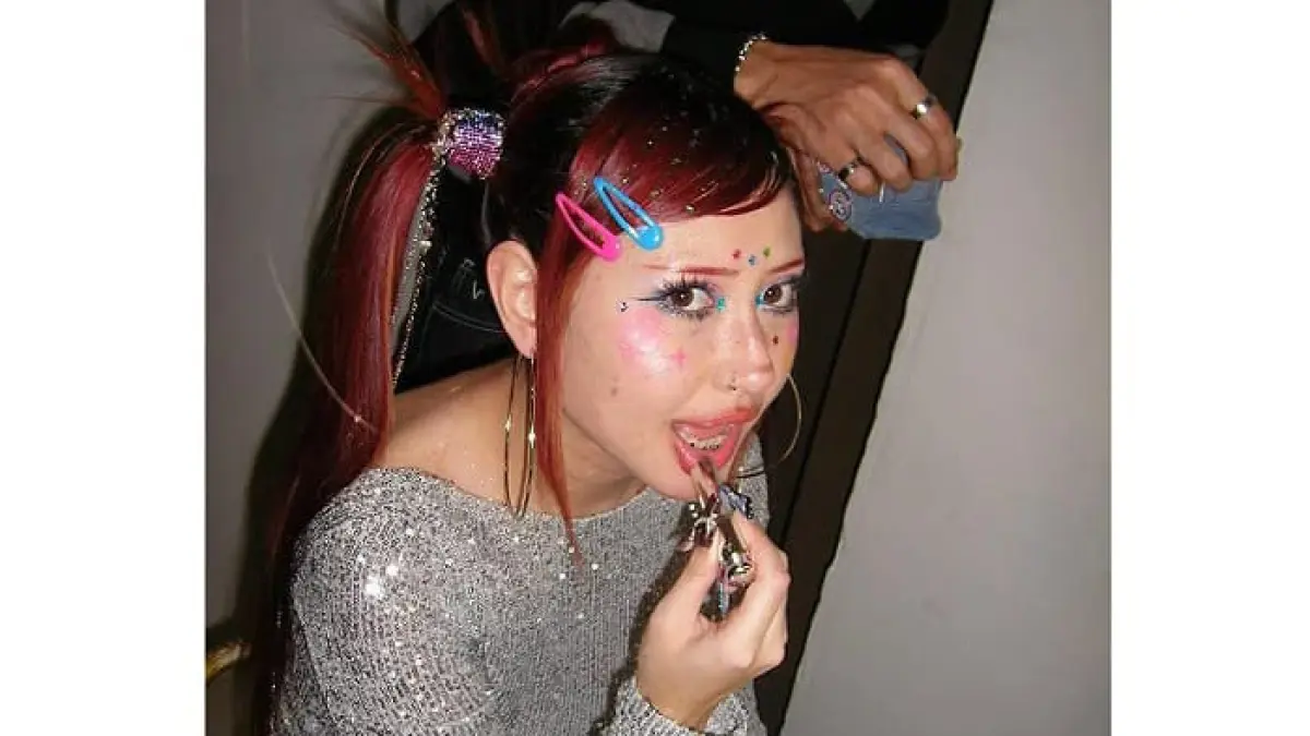 Naykilla menarik perhatian dengan gaya makeup-nya. (Instagram)