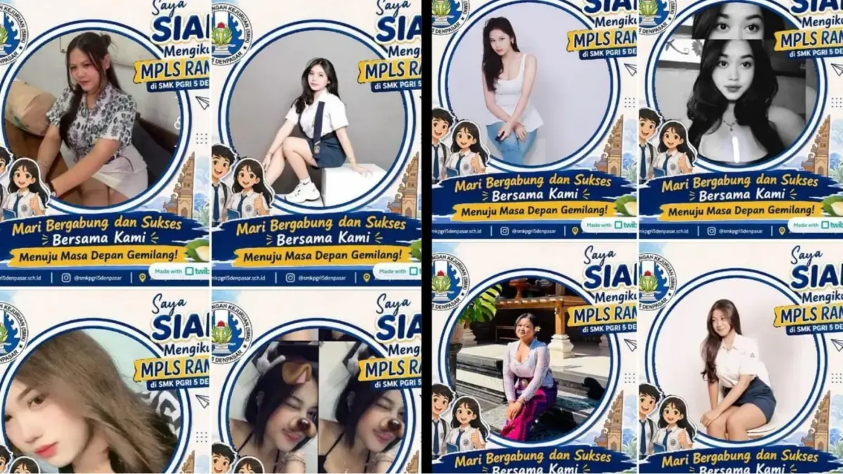 Twibbon MPLS tak senonoh yang viral.