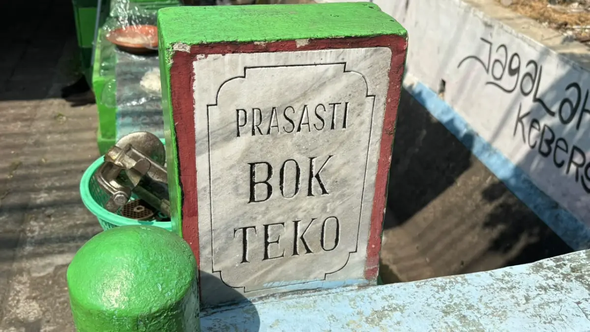 Prasasti Bok Teko Kampung Balong (Siti Putri/Radar solo)